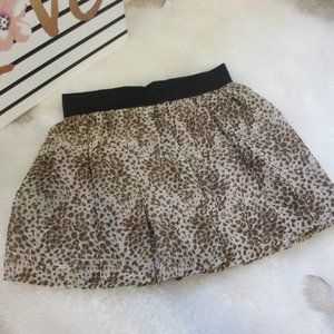 Leopard Tan Skirt